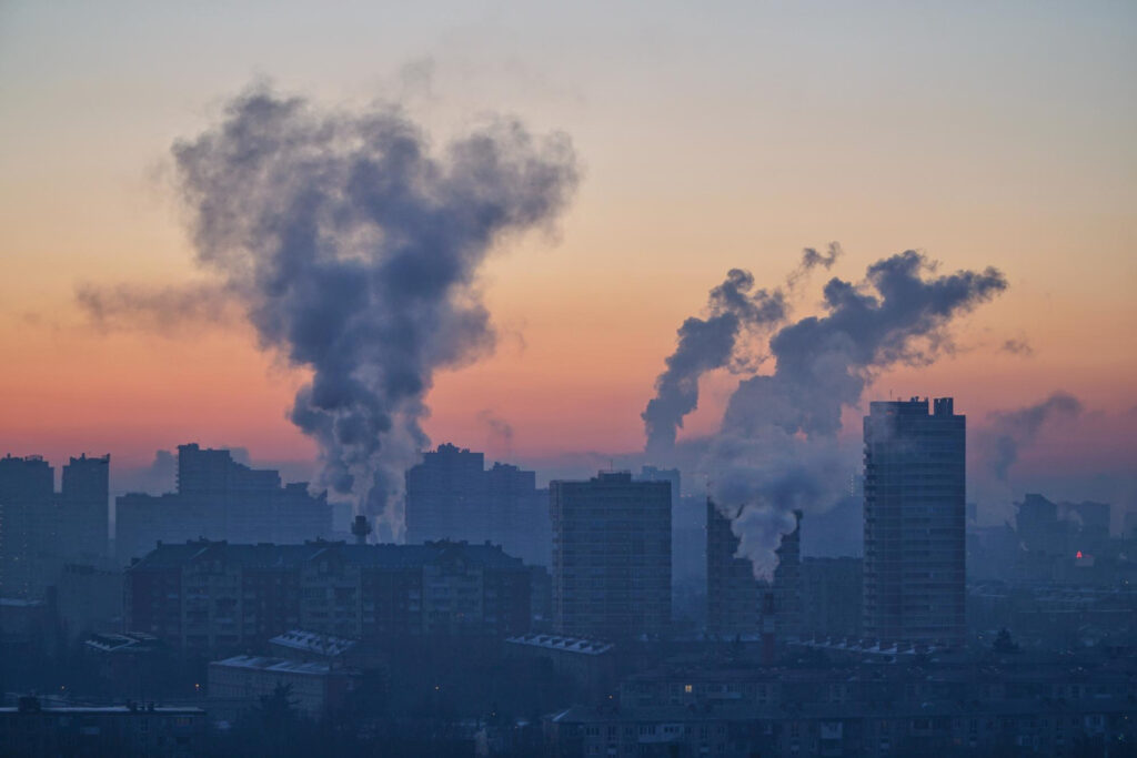 zagađenost, vazduh, zagađenje, grad