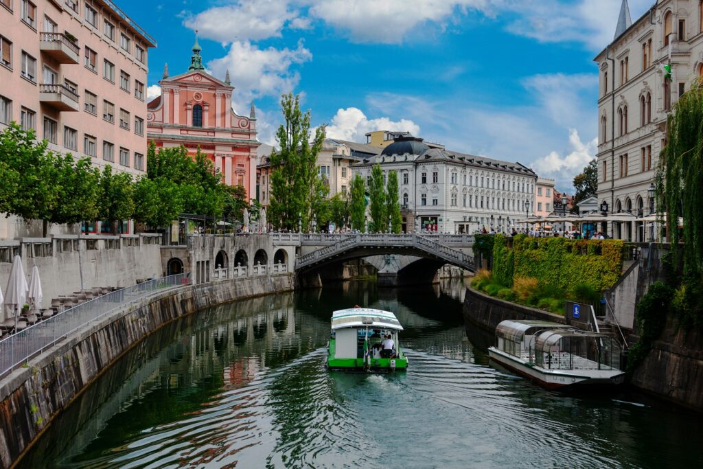 Ljubljana, Slovenija, Evropa, održivi turizam